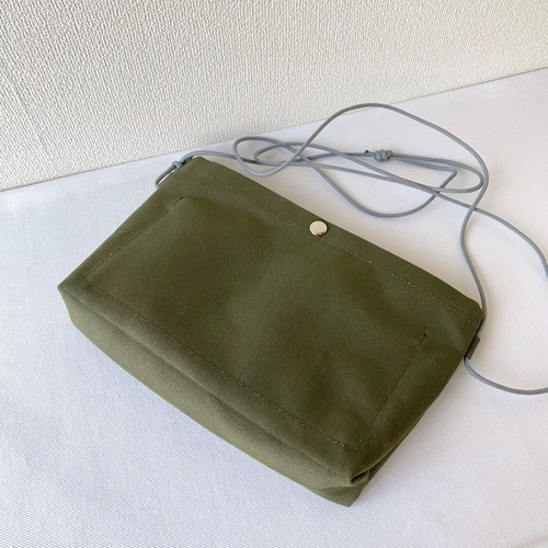 【全15色】サコッシュ／倉敷帆布8号【受注制作】