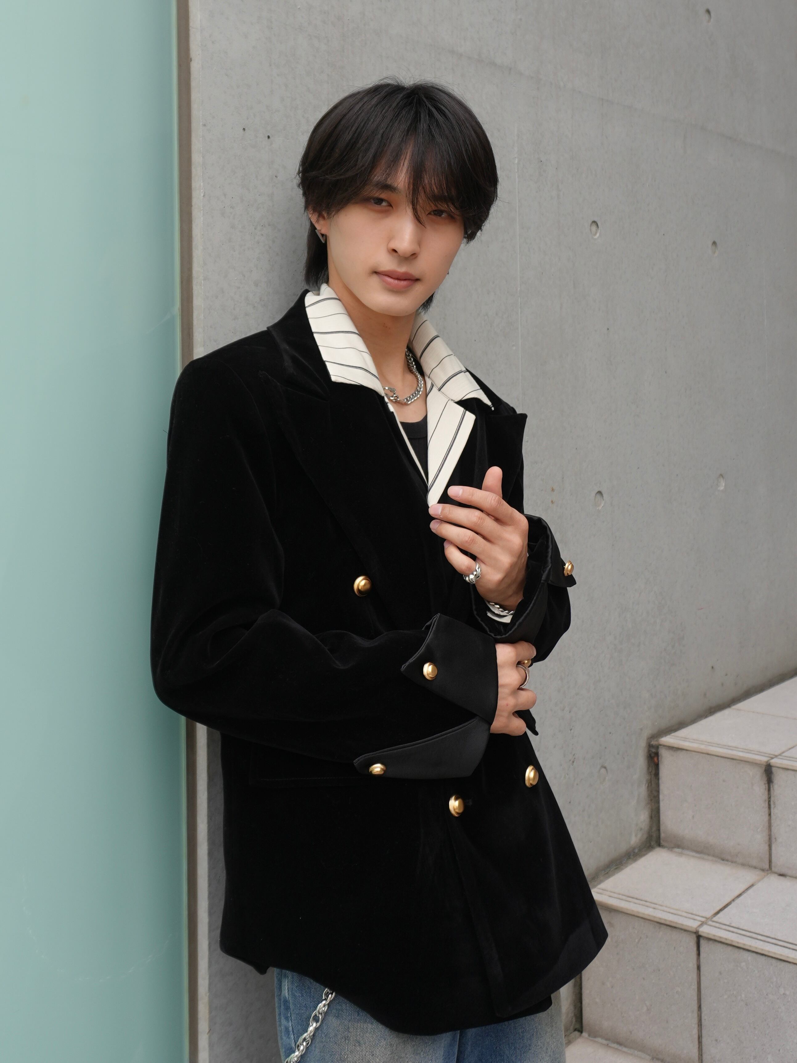 ALUDE SELECT】double tailored suede jacket | 【ALUDE】韓国メンズ