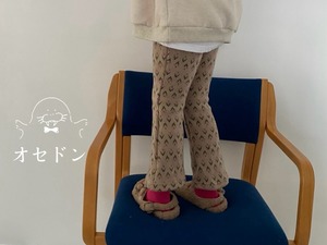 【night bebe】ニットフレアパンツ 90〜130cm  2241115