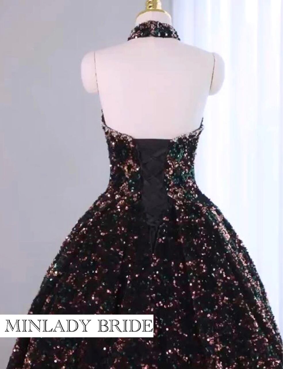 レンタル】ブラック 黒 カラーウェディングドレス | MINLADY BRIDE