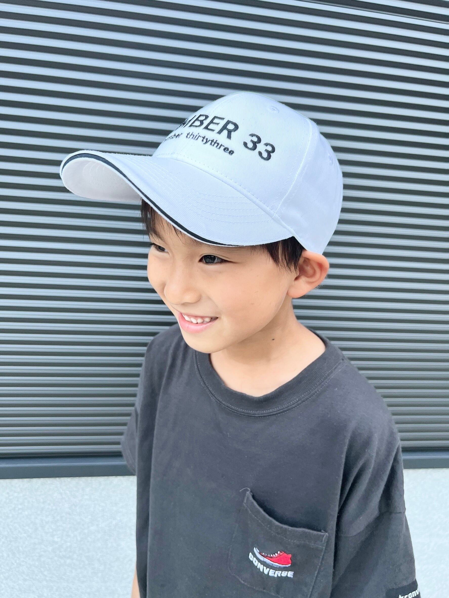 キッズロゴキャップ(キッズサイズ)【NUMBER 33】 | NUMBER33 (ナンバー