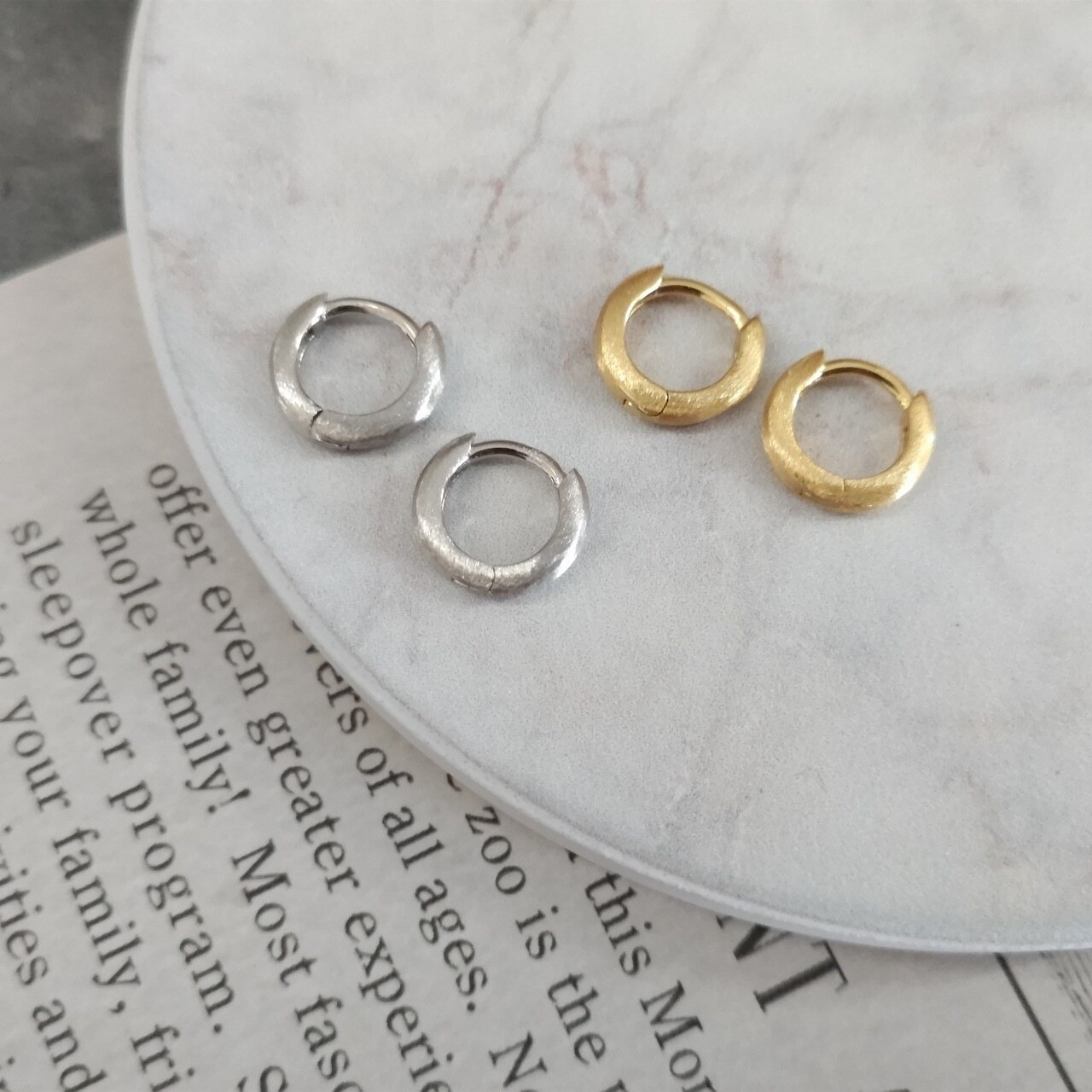 【Matte】Hoop mini Pierce