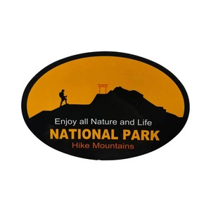 「NATIONAL PARK」アウトドアステッカー