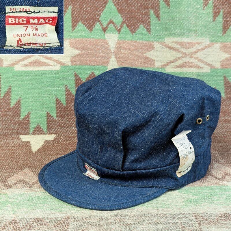 60s～ Penneys BIG MAC Denim Work Cap (7 3/8) DEAD-STOCK | Wonder