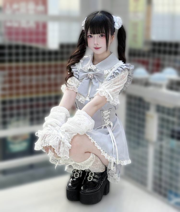 地雷系/量産型ツーウェイつけ袖ワンピースセットアップ | Maiden's Rêve