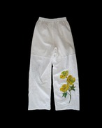 vintage lace pants blue chamomile