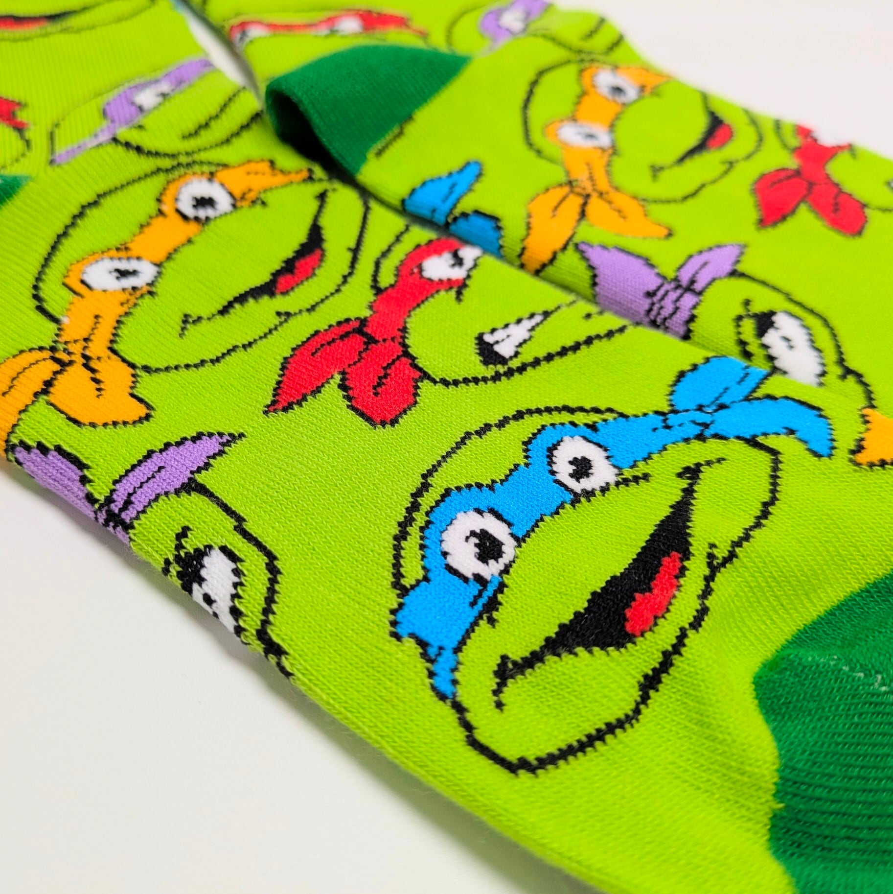 【 crew socks / クルーソックス 】『 Teenage Mutant Ninja Turtles / タートルズ 』 靴下 / ソックス〚アメリカン雑貨 アメトイ〛