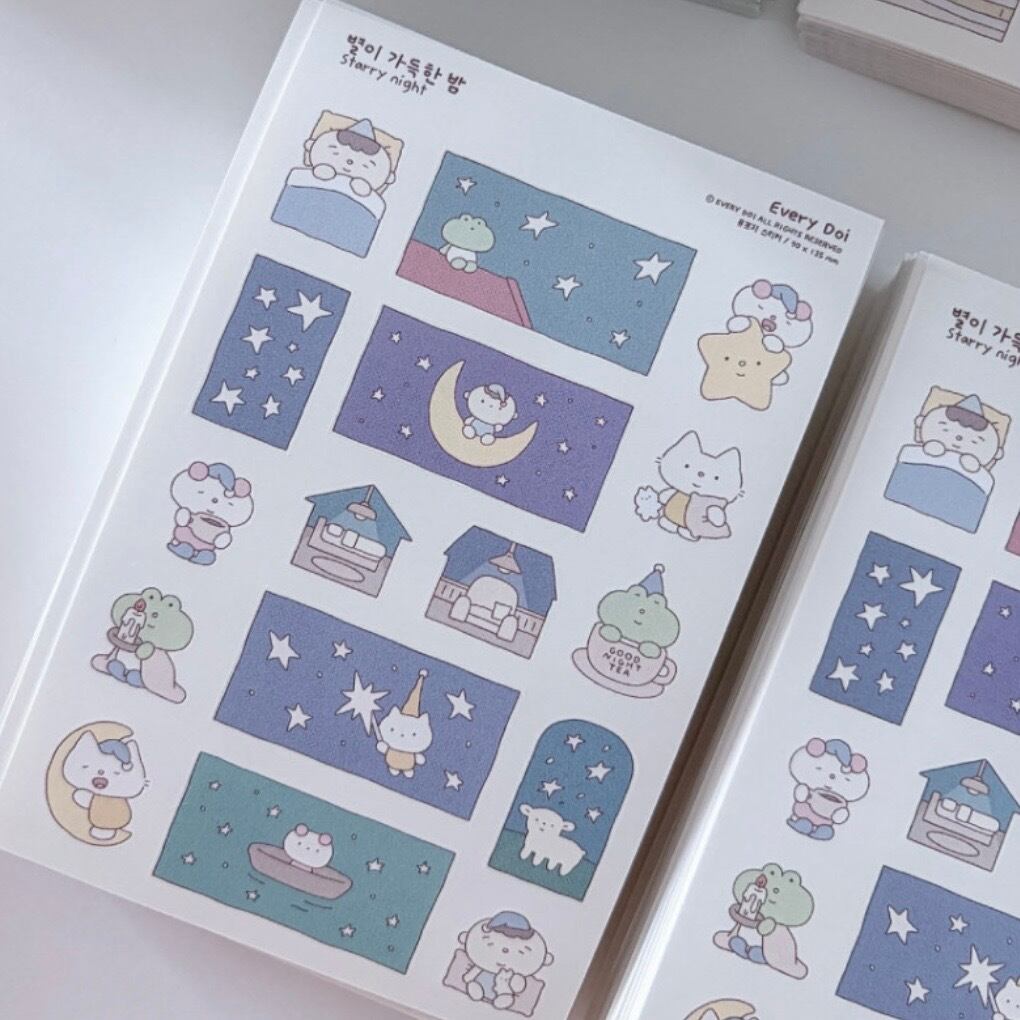 every doi〔sticker -Starry night- 〕