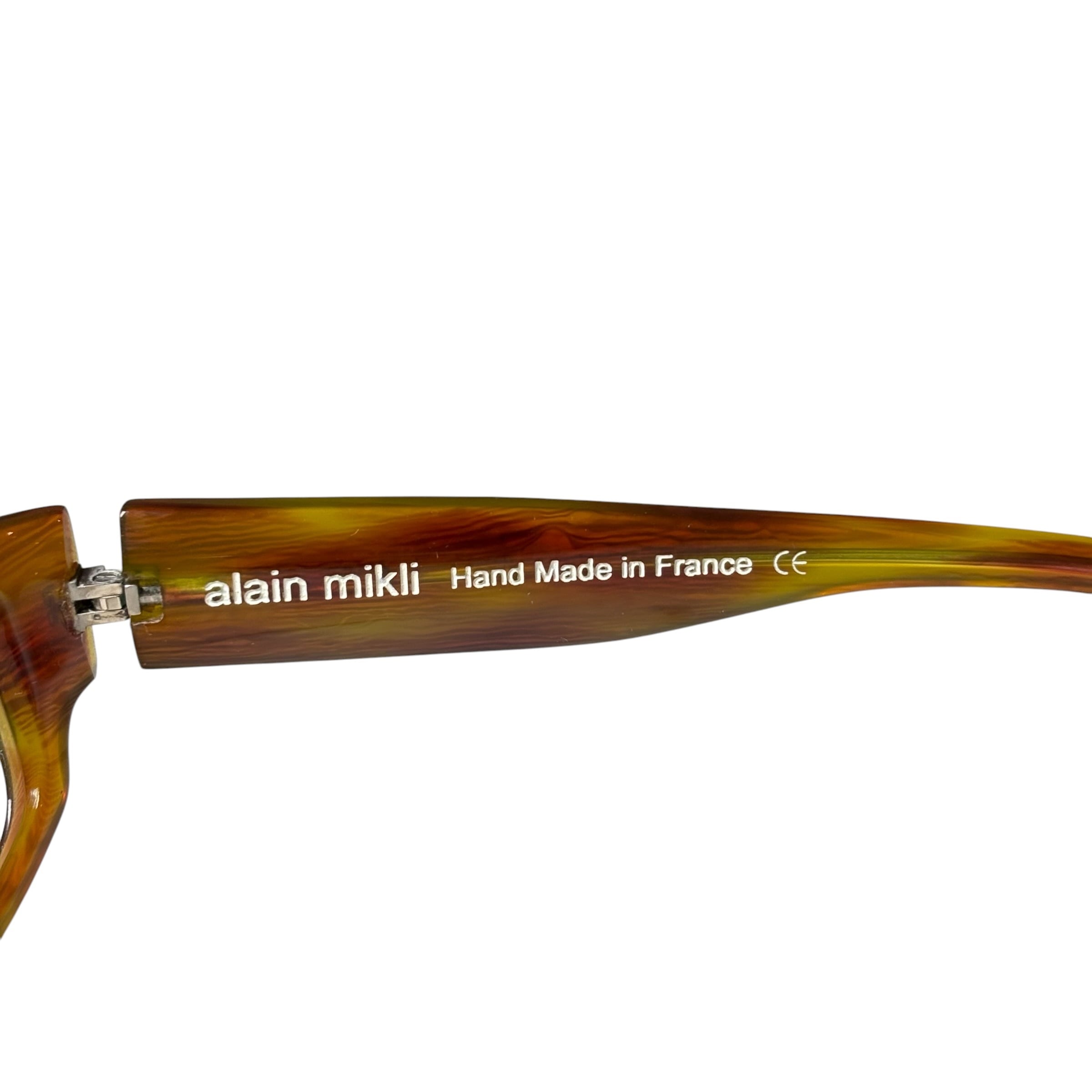 ALAIN MIKLI tortoiseshell pattern frame glasses | NOIR ONLINE