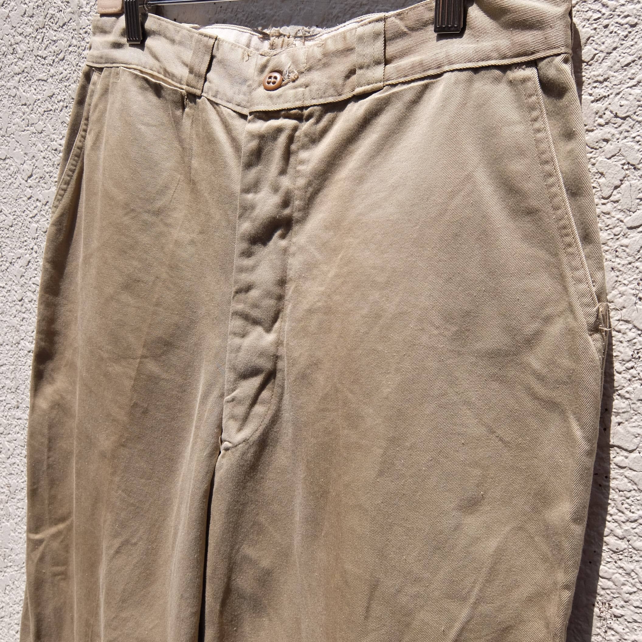 50's U.S.ARMY Chino Trousers／50年代 アメリカ陸軍 チノ トラウザーズ | BIG TIME ｜ヴィンテージ 古着  BIGTIME（ビッグタイム） powered by BASE