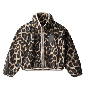 ＜MOLO＞Kids レオパード フリース ジャケット Uliana Softshell jacket(Leo Smaller)