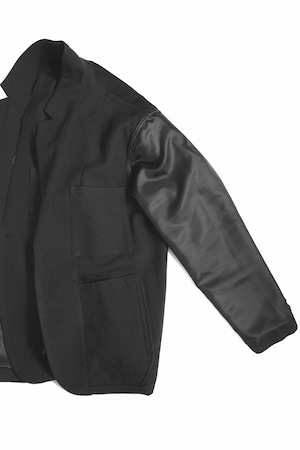 Virgin Wool Washed Twill Jacket