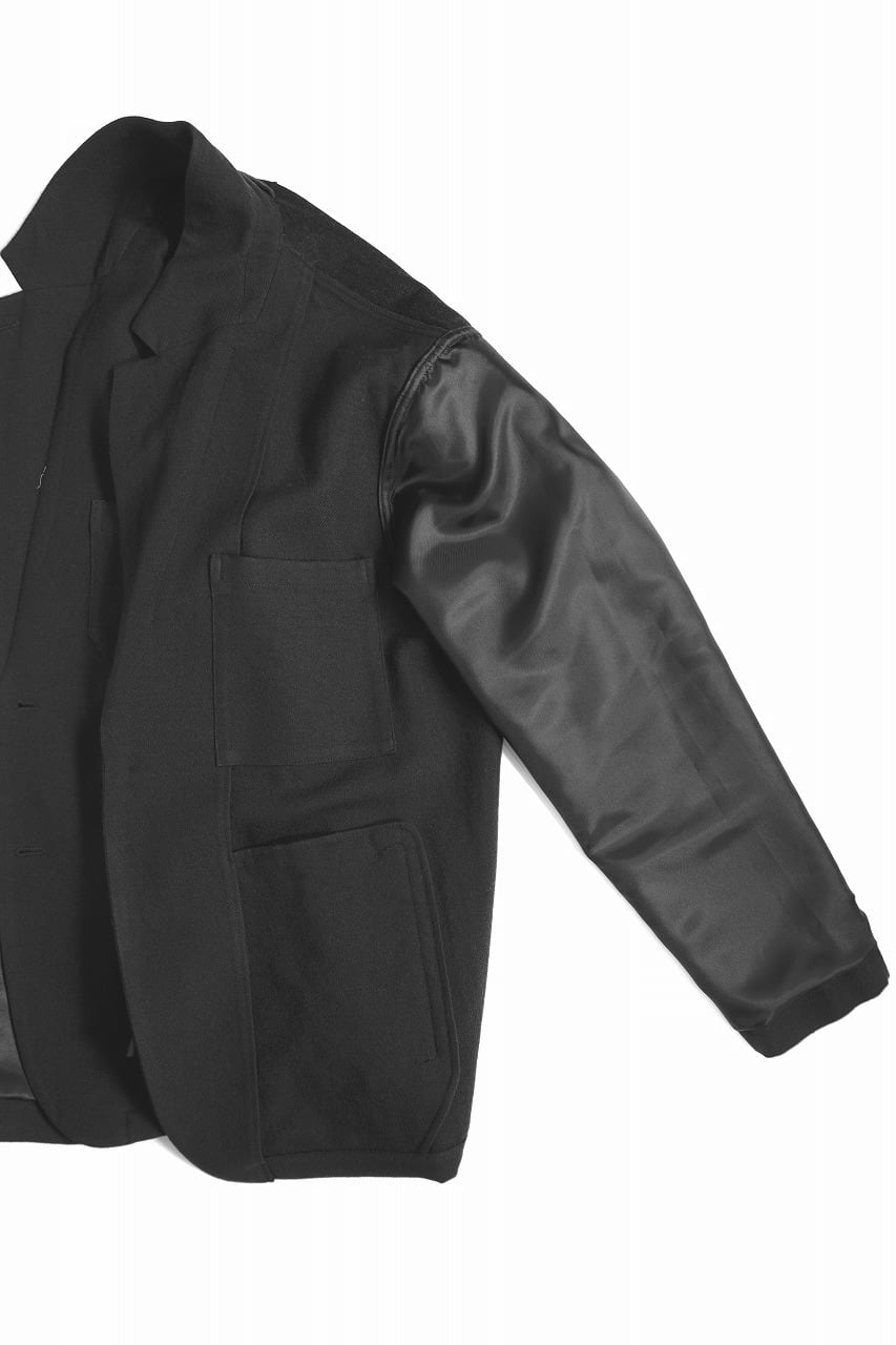 Virgin Wool Washed Twill Jacket