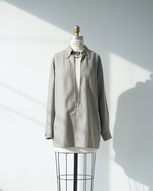 Wool vareuse shirt〈Hermès by martin margiela〉