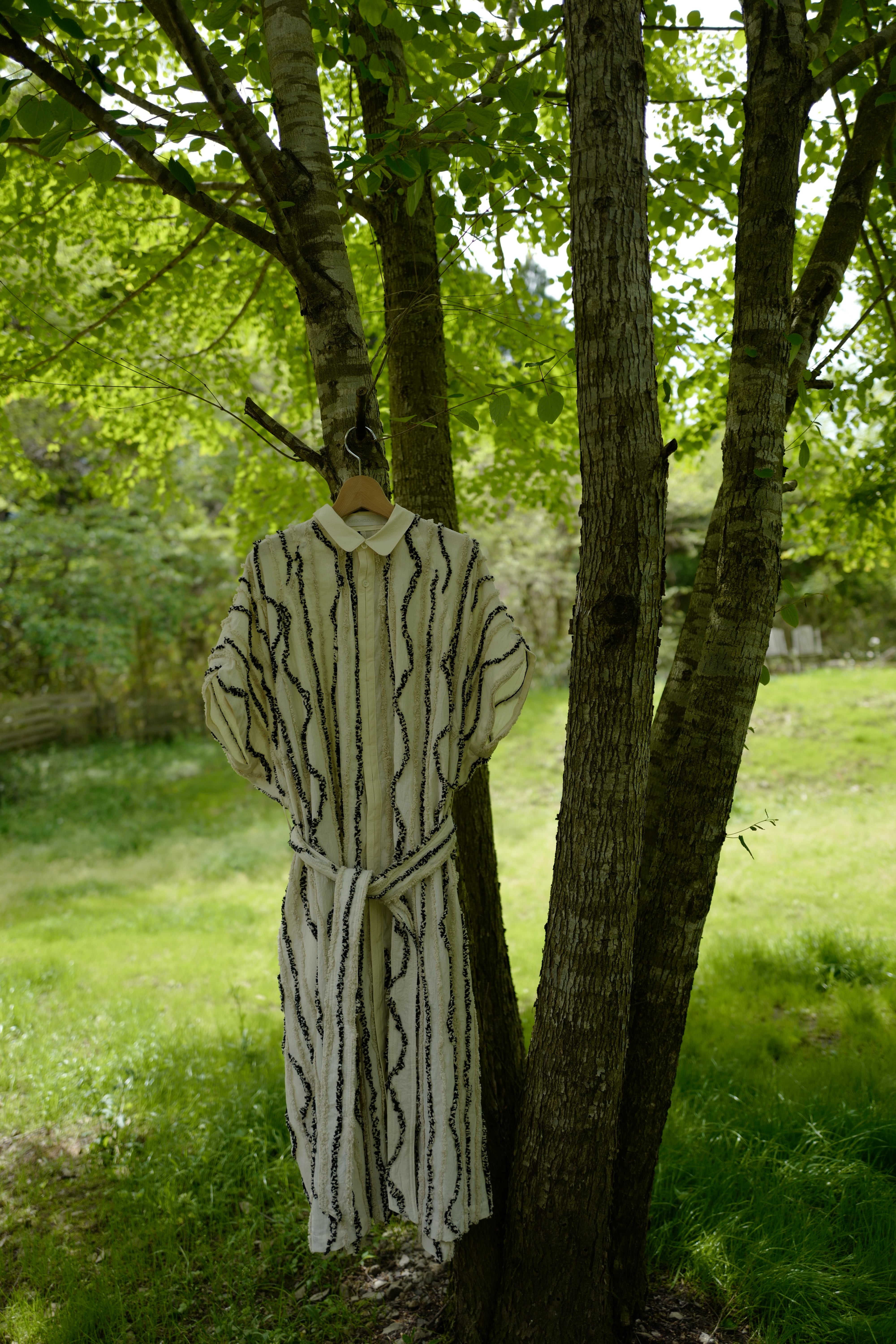 ASEEDONCLÖUD │Market shirts coat(Festival cloth Off white