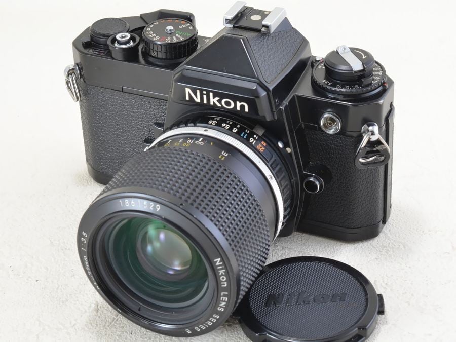 ニコン Nikon FE2 ブラック 28mm F3.5 非Ai 【整備済】 | nate