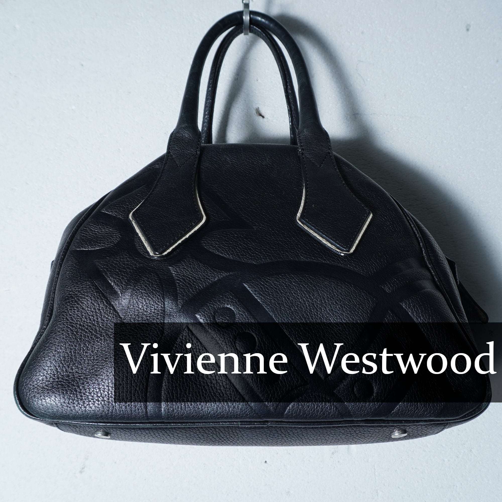 美品】Vivienne Westwood オーブ 型押し ショルダーバッグ 極美品