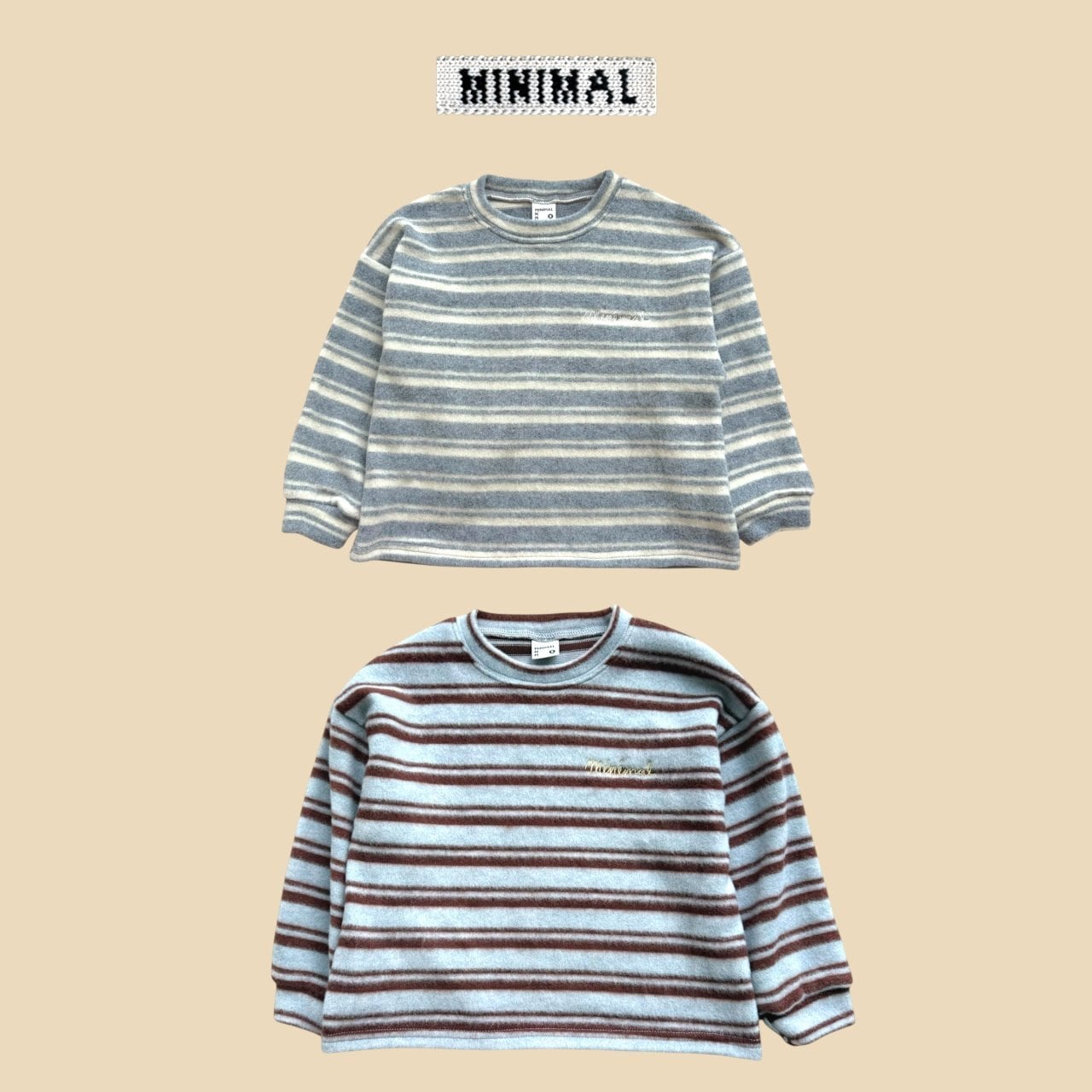 twinkle stripe tee【minimal】 ※12月下旬~1月上旬発送予定