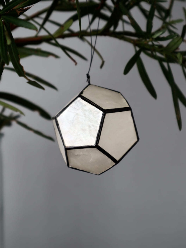 クリスマスオーナメント 12面 ポリゴン / Christmas Ornament 12 Sided Polygon