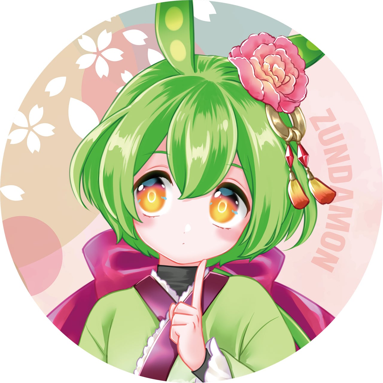 缶バッジ56mm：ずんだもん LCS-KB-AP56ZM04 | ぽけすと│Pocket Store