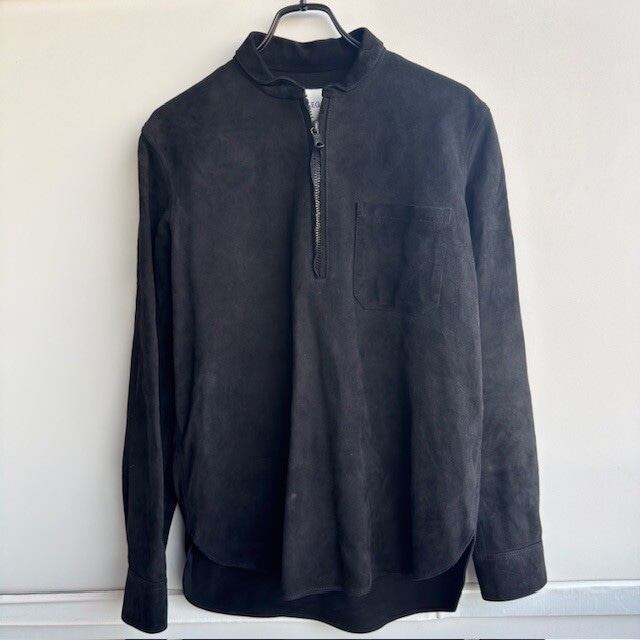 Our Legacy アワーレガシー レザーシャツジャケット AW16 スエード ブラック シープスキン 古着 メンズ 画像3