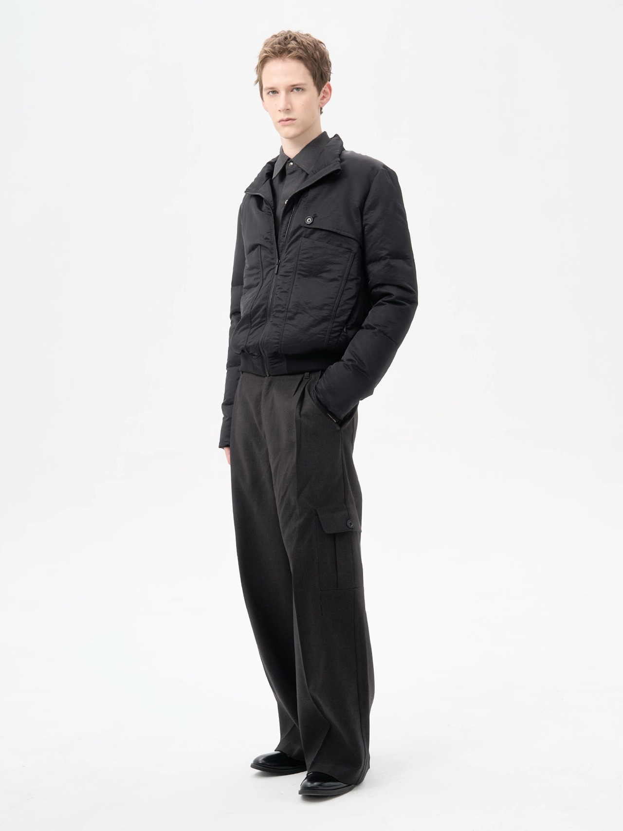 SLIGHT VOGUE x BEVAN UP Down Bomber Jacket