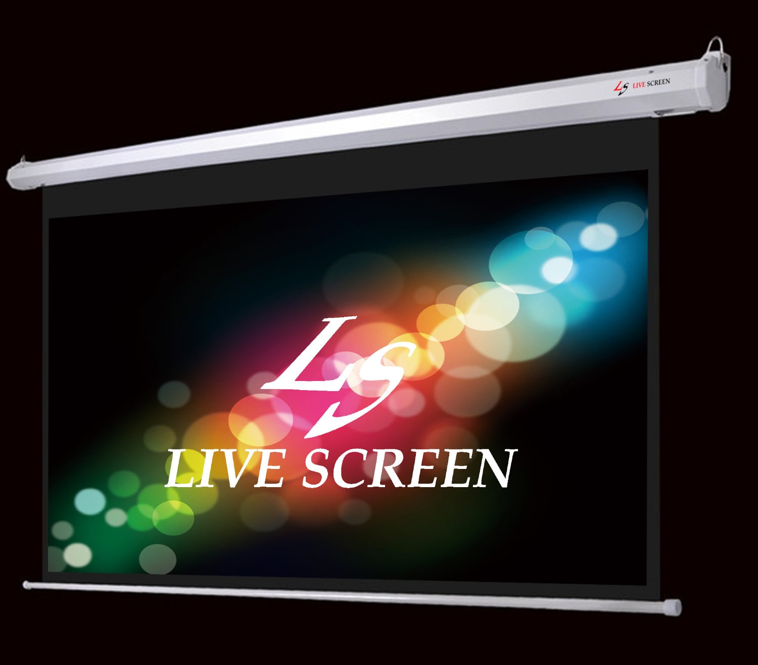 フルHD対応 16：9 130インチ 電動格納 プロジェクタースクリーン | LIVESCREENVDARTS