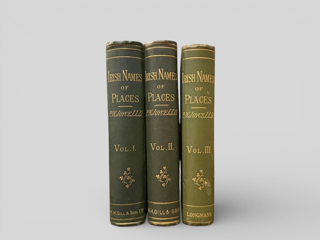【SH089】The Origin and History of Irish Names of Places, Complete set in 3 volumes.(1901.1902.1913) /P. W. Joyce