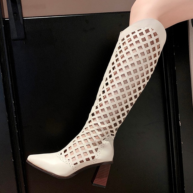 メッシュサマーサンダル ハイヒール 靴 シューズ ブーツ 夏物 部族の婦人靴59811873593