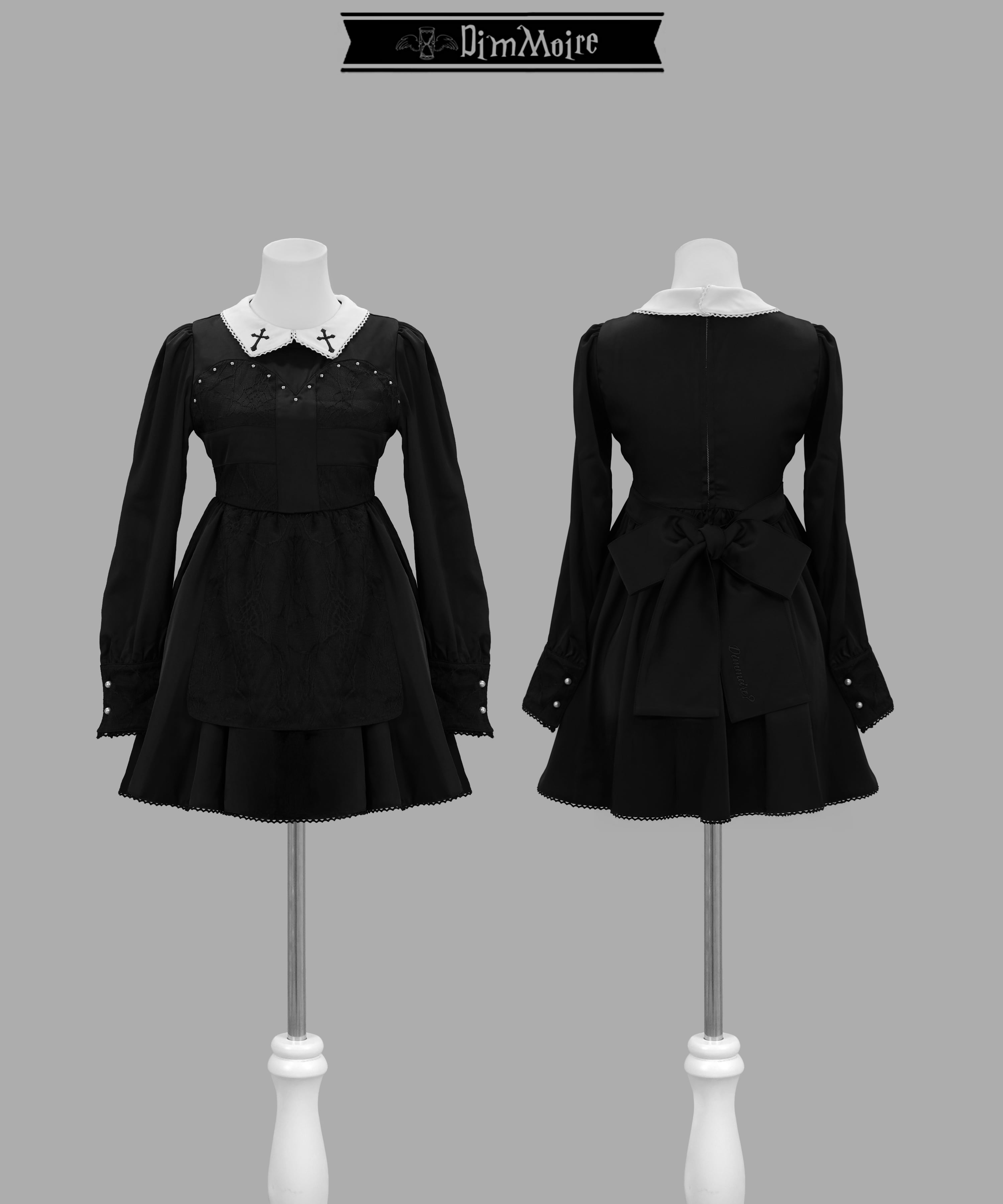 DimMoireHeartCore ロンT/Black REFLEM - DimMoire Crush xx ロンT