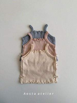 [Aosta] Camellia Sleeveless / [아오스타] 까멜리아나시
