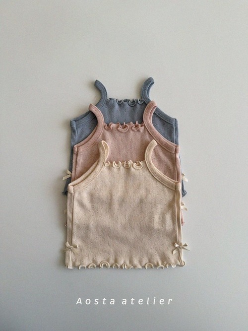 [Aosta] Camellia Sleeveless / [아오스타] 까멜리아나시