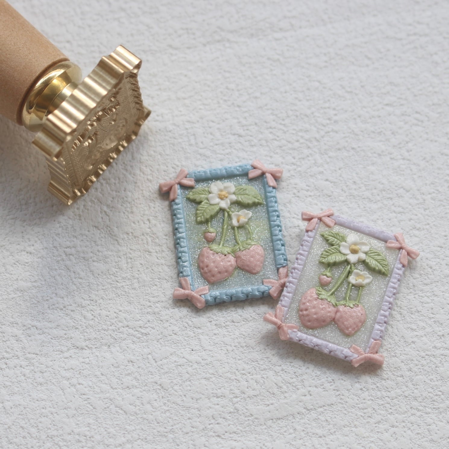 【SELECT】Wax Seal Stamp │ Strawberry Memories
