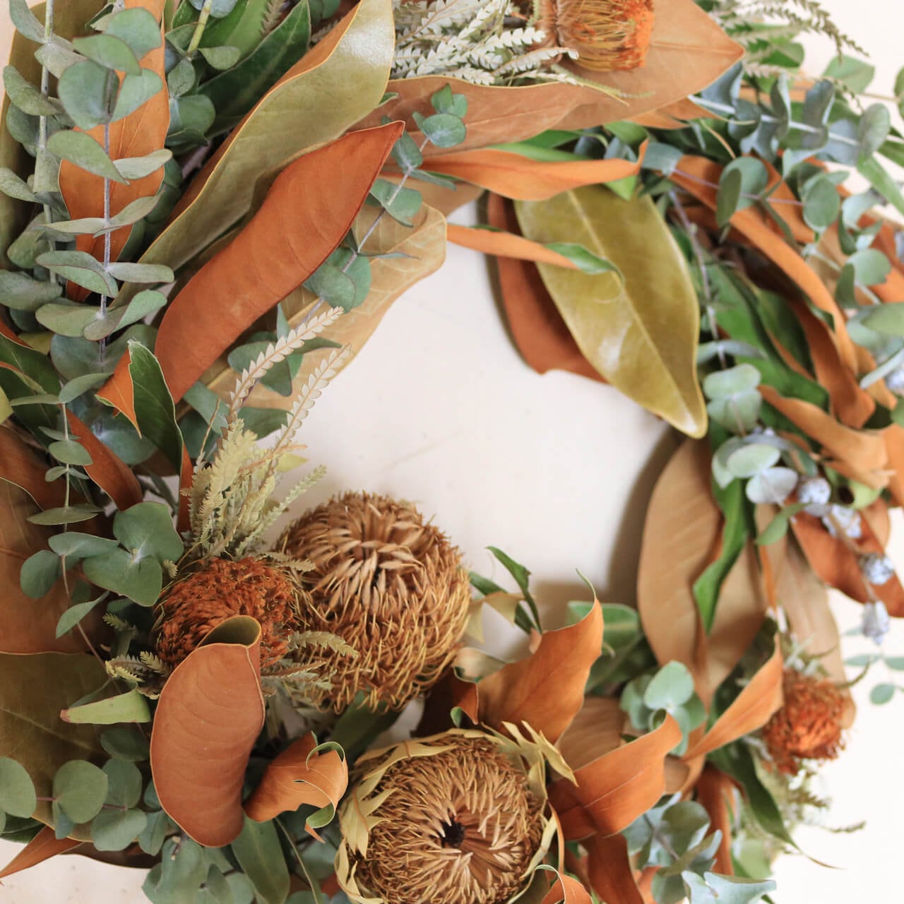 特大 1点もの 約直径55cm 】 ネイティブフラワーの大きいボタニカル  