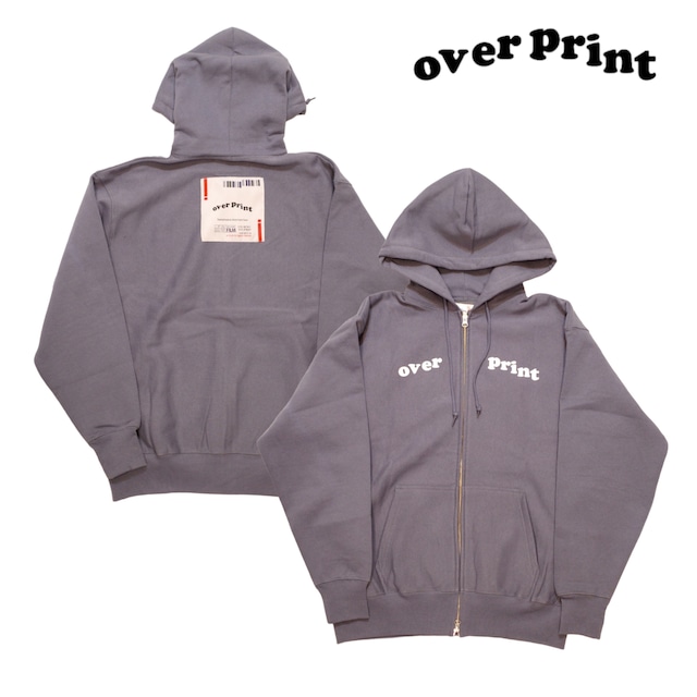 【over print】over print L⇄R Zip Hoodie