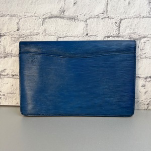 LOUIS VUITTON ルイヴィトン エピ モンテーニュ27 M52655 レザー ハンドバッグ ブルー A-9876