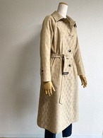 28　市松グラデーショントレンチコート