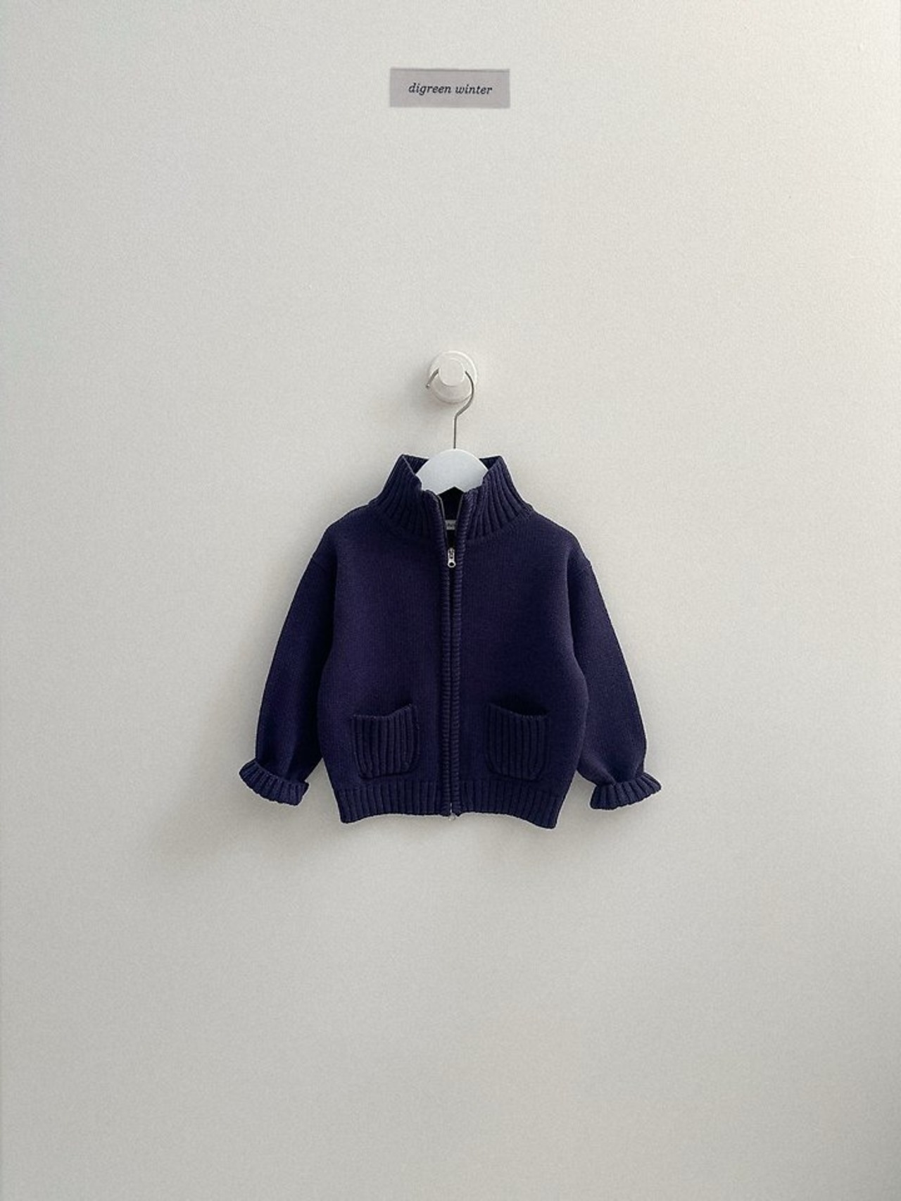 〖取寄〗韓国子供服 / 26winter / Digreen / ロエルニットジップアップ / キッズ / 冬服 *S~2XL*