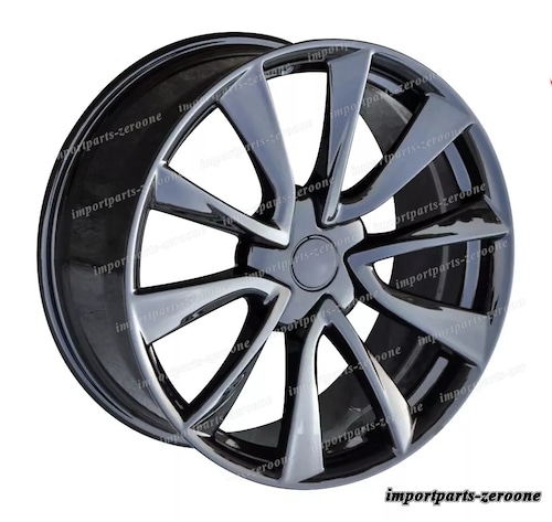 19インチ グロス ブラック スタイル ホイール 2017+ テスラ モデル 3 19x8.5 オフセット 35 -BRN-12602