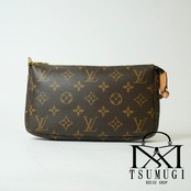 LOUIS VUITTON ルイヴィトン モノグラム アクセソワール ポーチ M51980 ブラウン