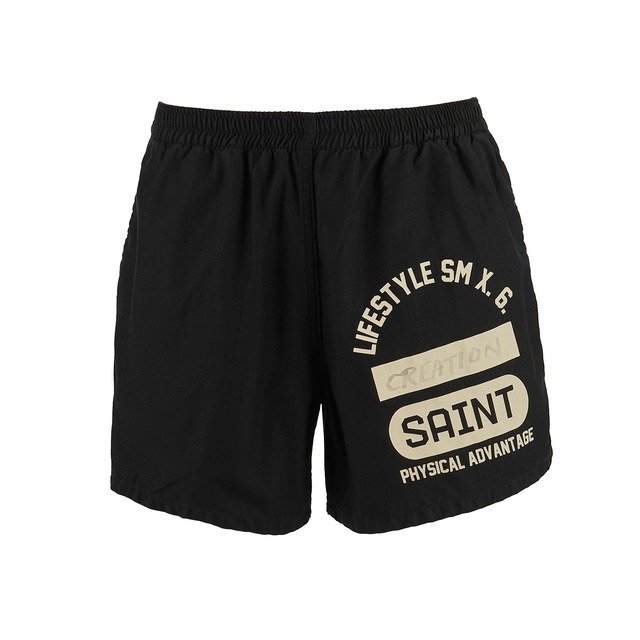 【SAINT MICHAEL】SM-YS8-0000-055/EASY SHORTS/CREATION/BLK