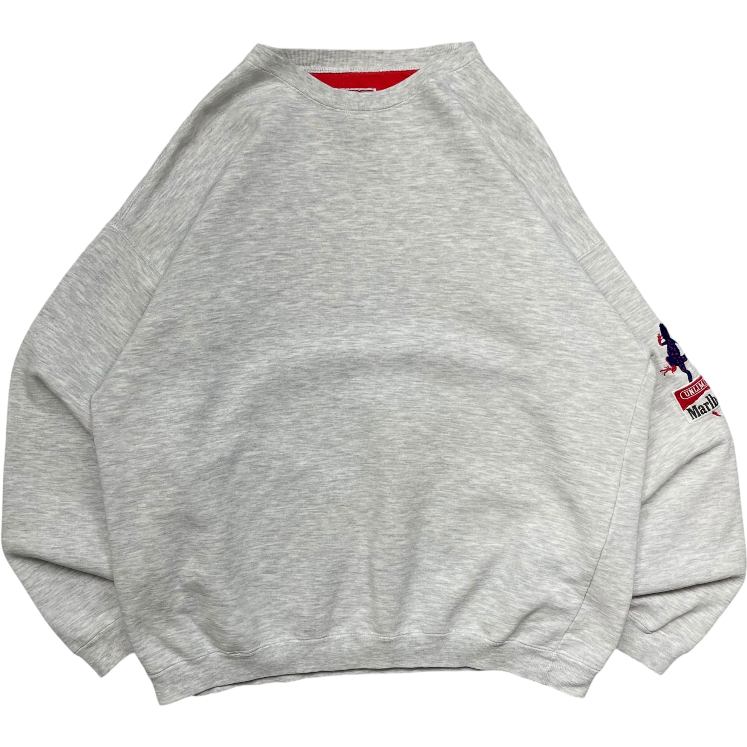 《L》Marlboro マルボロ スウェット 袖ワンポイント 90年代 vintage no.4981