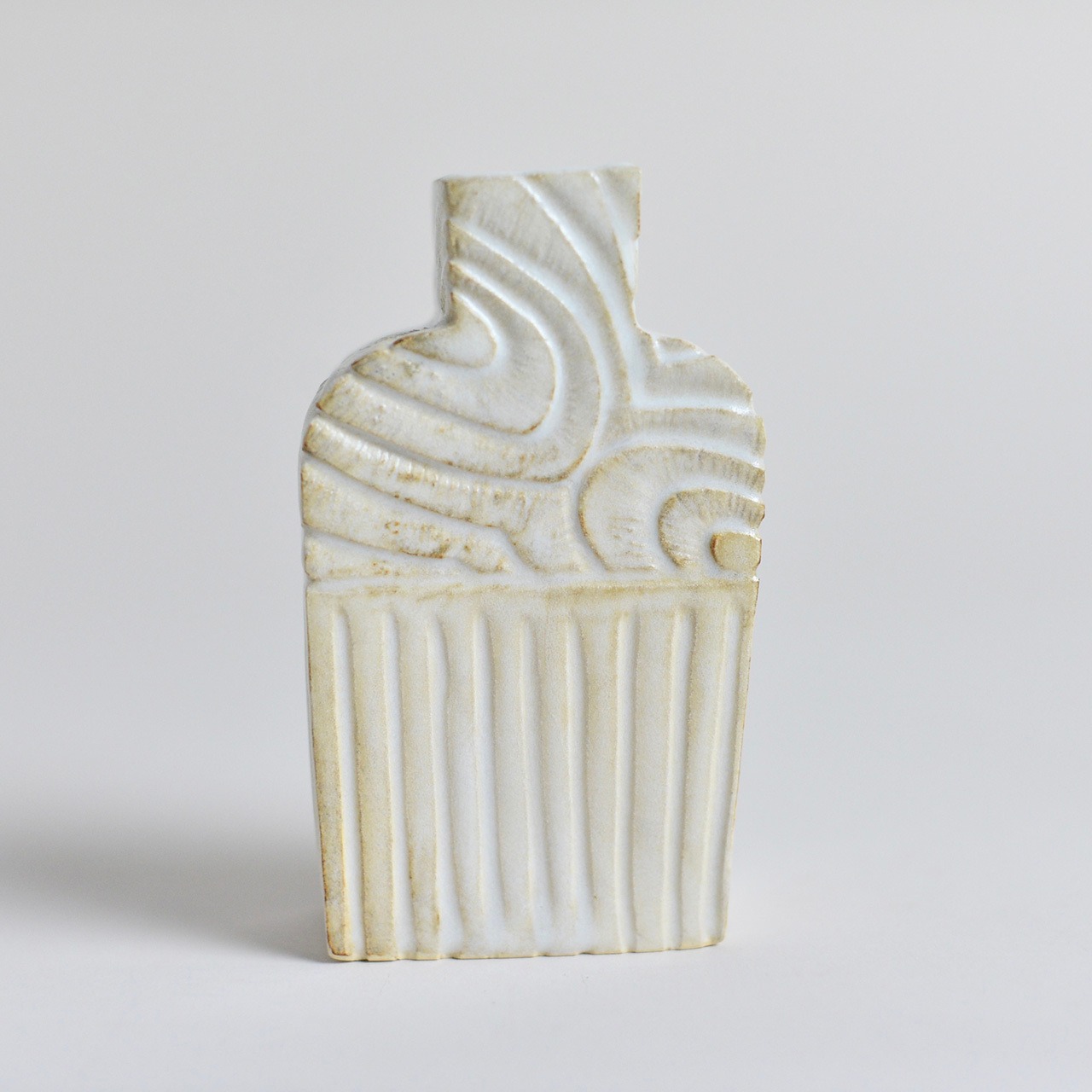 OluNoA / フラワーベース 【B】〈 陶器 / 花瓶 / 花器 / 花 / ドライフラワー / オブジェ 〉