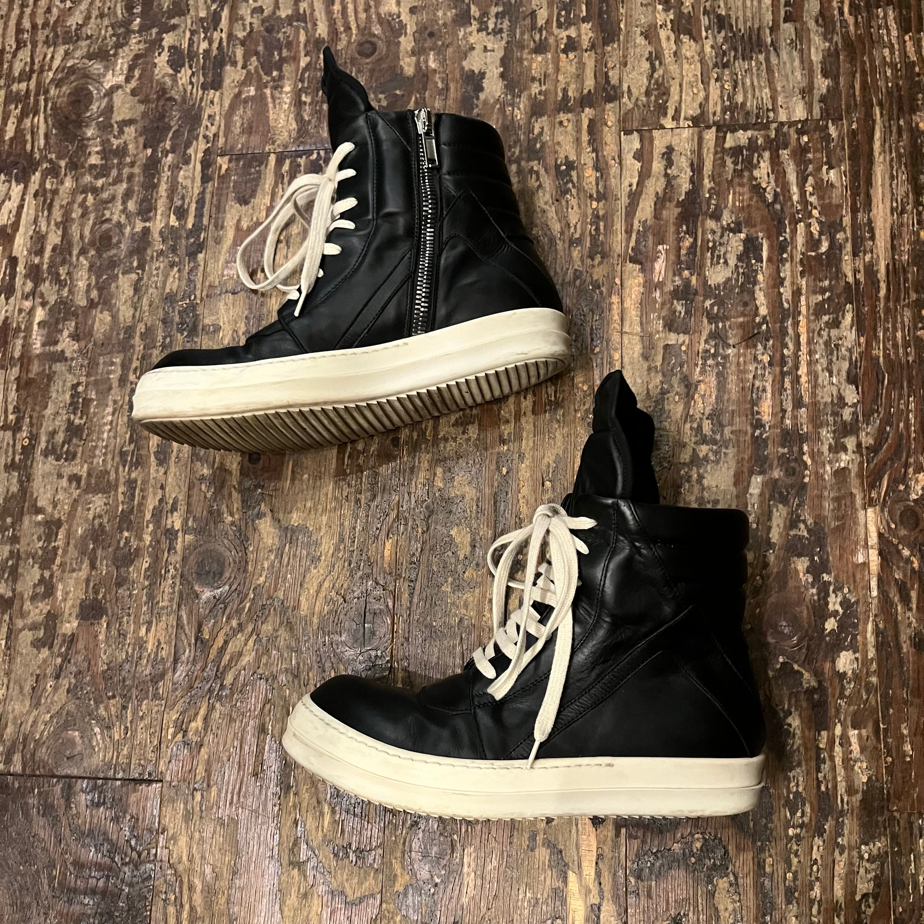 Rick Owens リックオウエンス Geobasket ジオバスケット レザー 