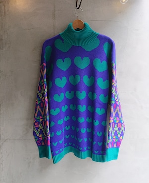 1980s I.N.EXPRESS BY NOBUO IKEDA  DESIGN SWEATER