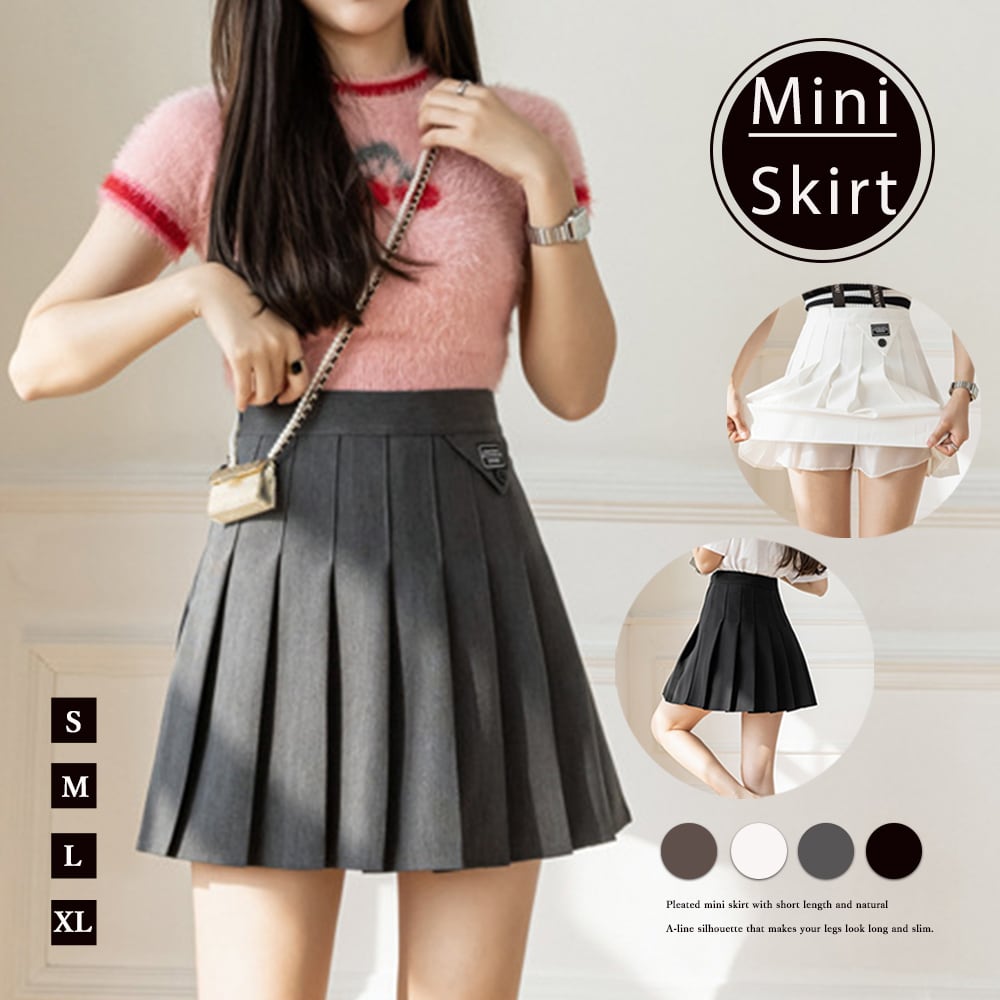 ミニ プリーツスカート レディース 春夏 韓国 きれいめ かわいい 大人 カジュアル インナーパンツ付き 大人可愛い 大人女子 Ritz Chic レディースファッション通販 ミニ プリーツスカート レディース 春夏 韓国 きれいめ かわいい 大人 カジュアル インナーパンツ付き 大人可愛い 大人女子 Ritz Chic レディースファッション通販