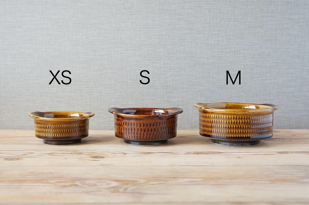 小石原焼　カネハ窯　グラタン皿　飴釉　M　 ②　 [23-363]