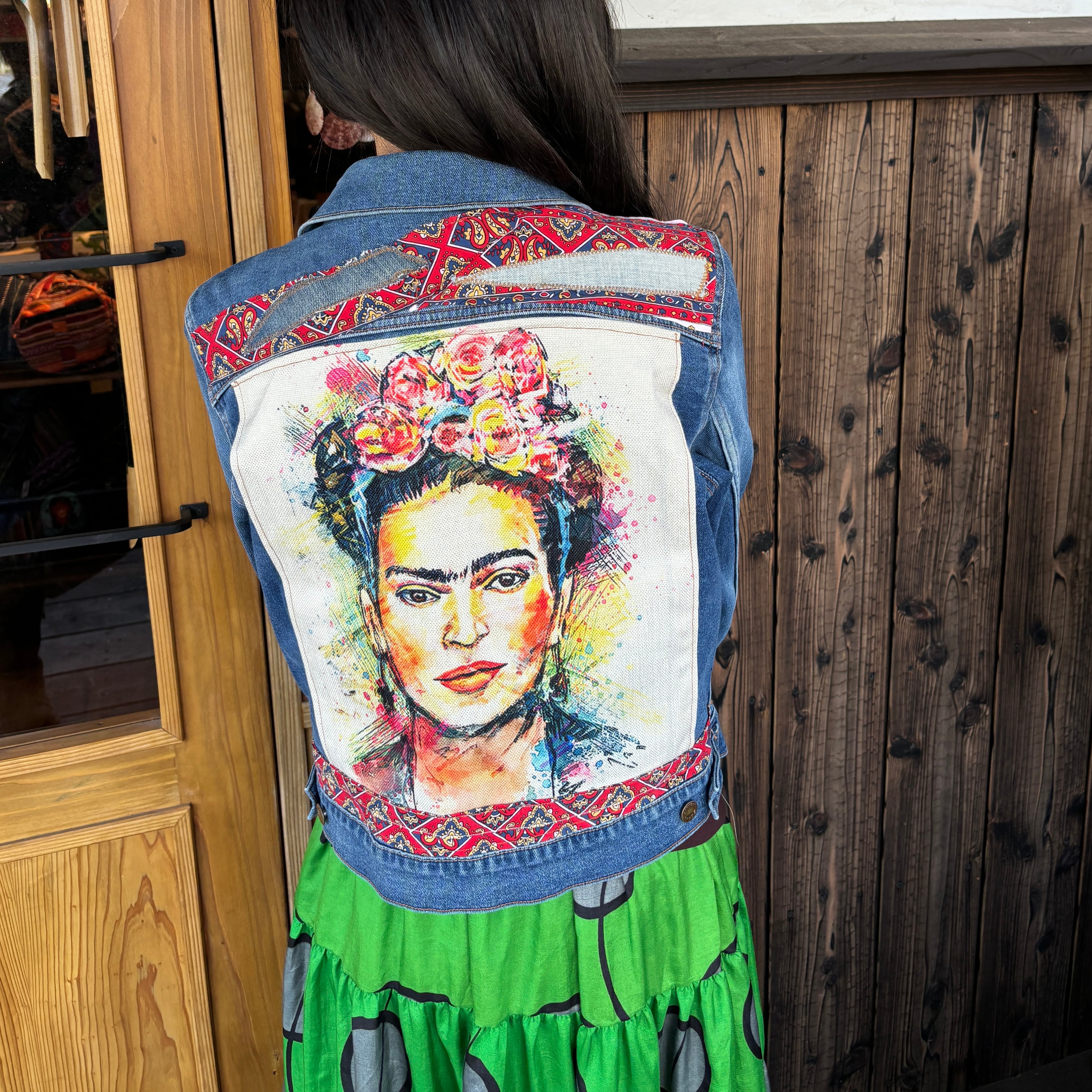 リメイクデニムカーロジージャン | アジアン雑貨ルチュ