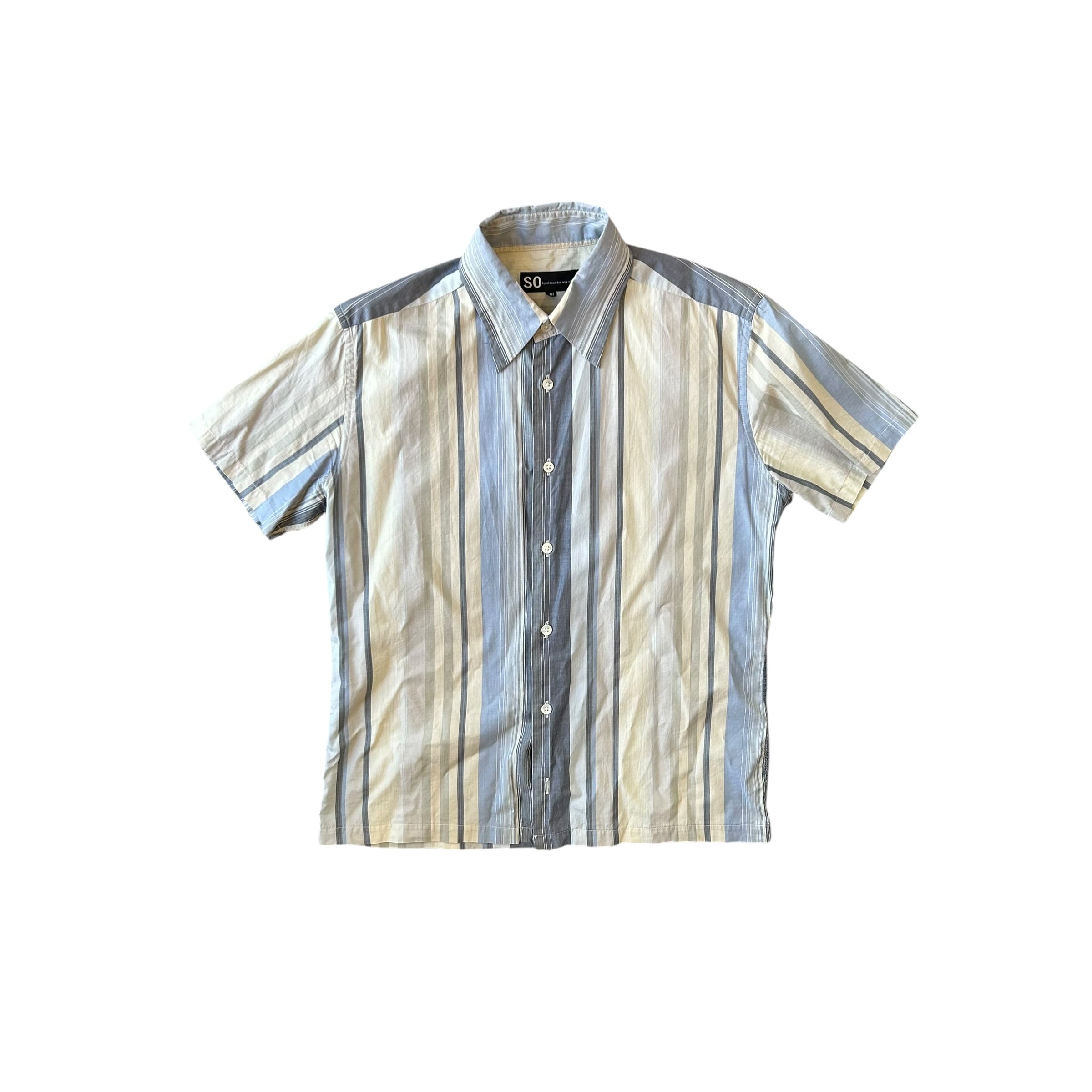 SO by alexander van slobbe” Multi stripe cotton design S/S shirt
