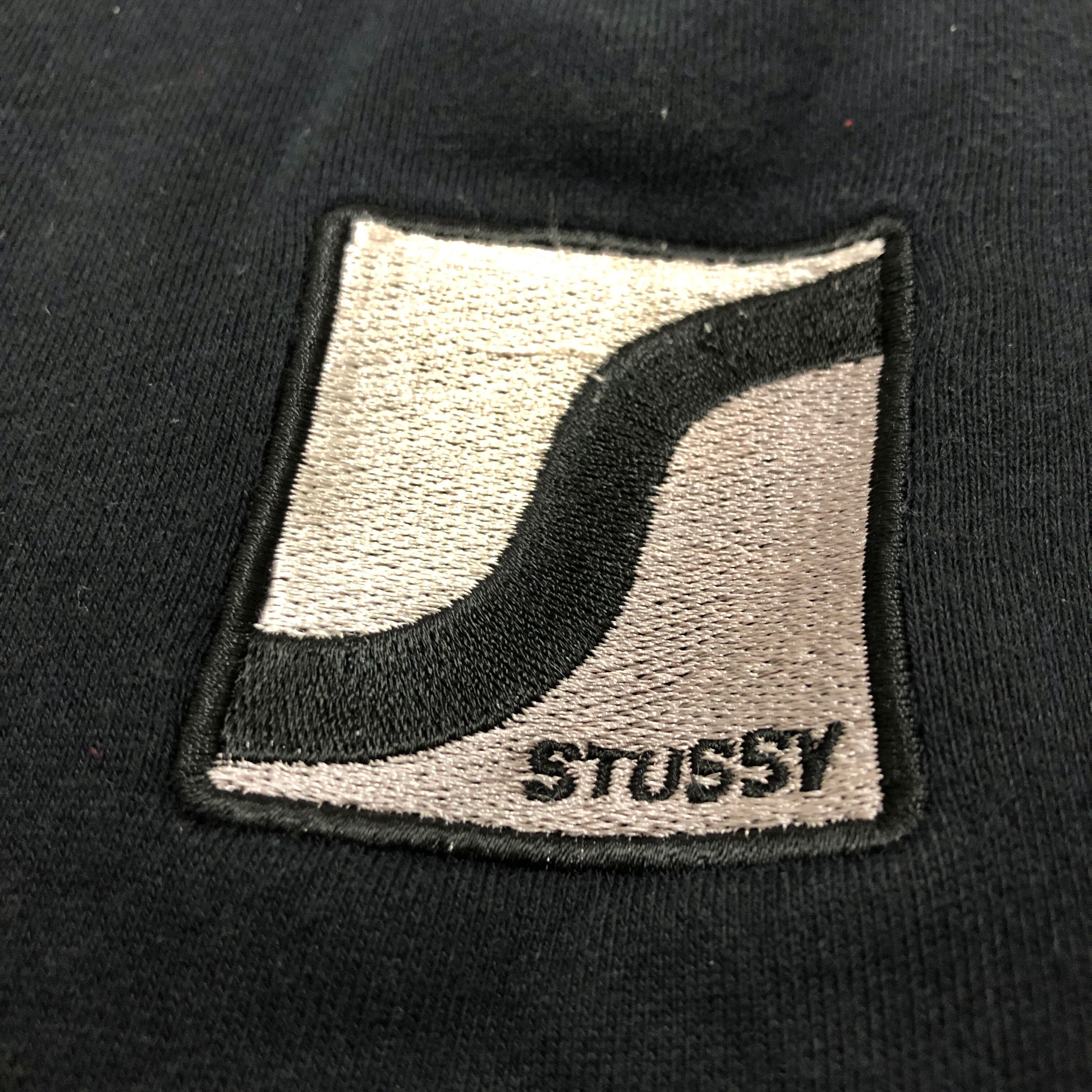 90～00s Bootleg OLD STUSSY⁄Half zip Sweat⁄XL相当⁄ハーフジップ 